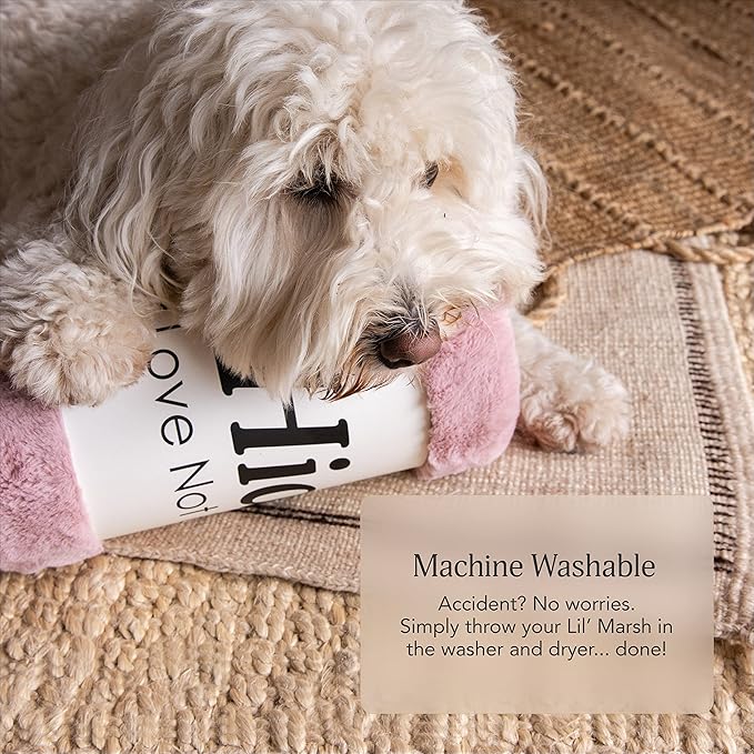 UnHide Lil’ Pet Marsh – Faux Fur Pet Blanket – Extra Soft, Lightweight, Washable Dog Blanket – Comfort and Protection for Couch, Crate, or Bed – Taupe Ducky 34 x 44