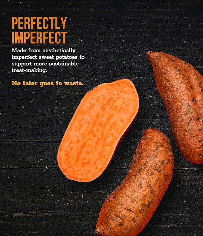 Wholesome Pride Sweet Potato Bites 100% All-Natural Single Ingredient Dog Treats, 8 oz