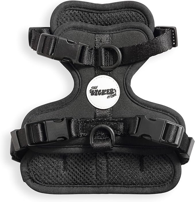 HNS1000I Arlo Extra Small Adjustable Soft Padded No Pull Pet Harness with 3 Buckles and 3 Leash Clips, Bitters