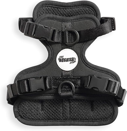 HNS1000I Arlo Extra Small Adjustable Soft Padded No Pull Pet Harness with 3 Buckles and 3 Leash Clips, Bitters