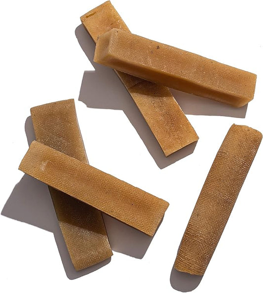Jack&Pup Yak Cheese Himalayan Dog Chews | Dog Yak Chews for Large Dogs Aggressive Chewers | Hard Yak Cheese Stick (9oz, 3 Pack)
