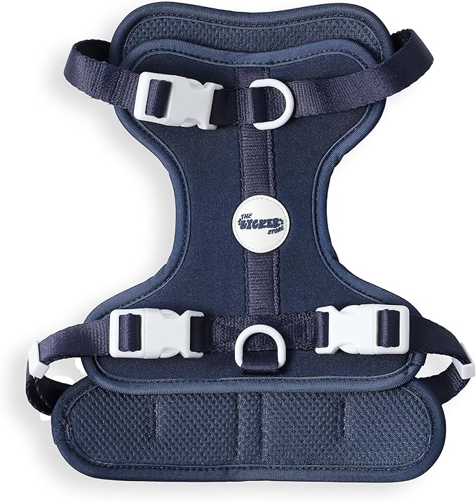 HNS1002J Arlo Medium Adjustable Soft Padded No Pull Pet Harness with 3 Buckles and 3 Leash Clips, Highball