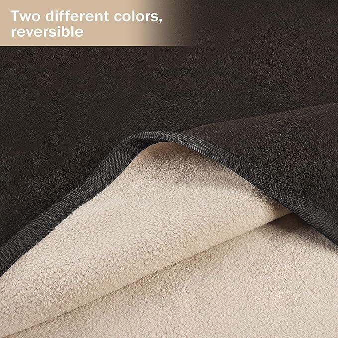 Catalonia Waterproof Blanket for Bed Intimacy, Reversible Fleece Bed Sofa Cover, Washable Liquid Proof Furniture Protector