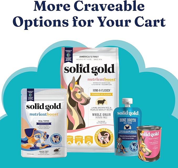 Solid Gold Dog Probiotics for Digestive Health - Probiotics for Dogs with Fiber & Digestive Enzymes for Bowel Support & Gut Health - Bacon Flavor Soft Chews to Support Digestion for All Ages - 120ct