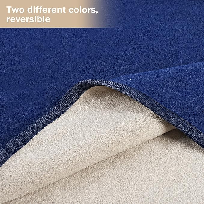 Catalonia Waterproof Blanket for Bed Intimacy, Reversible Fleece Bed Sofa Cover, Washable Liquid Proof Furniture Protector