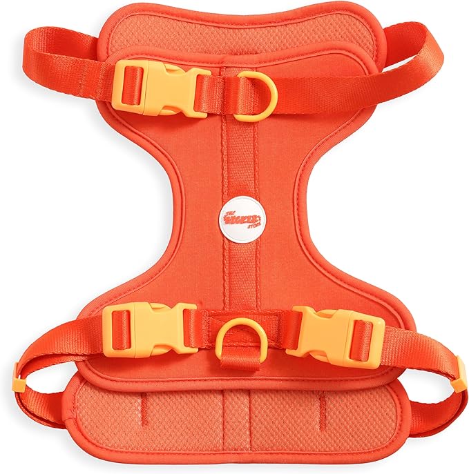 HNS1003A Arlo Large Adjustable Soft Padded No Pull Pet Harness with 3 Buckles and 3 Leash Clips, Aperol