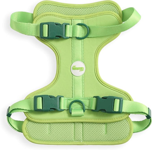 HNS1003B Arlo Large Adjustable Soft Padded No Pull Pet Harness with 3 Buckles and 3 Leash Clips, Mojito