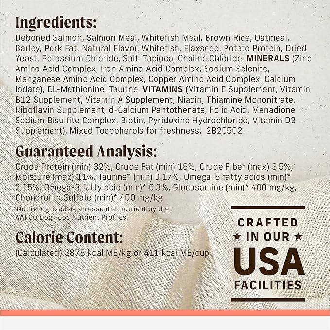 Merrick Backcountry Healthy Grains Premium Dog Food Kibble with Freeze Dried Raw Pieces, Pacific Catch Recipe - 4.0 lb. Bag