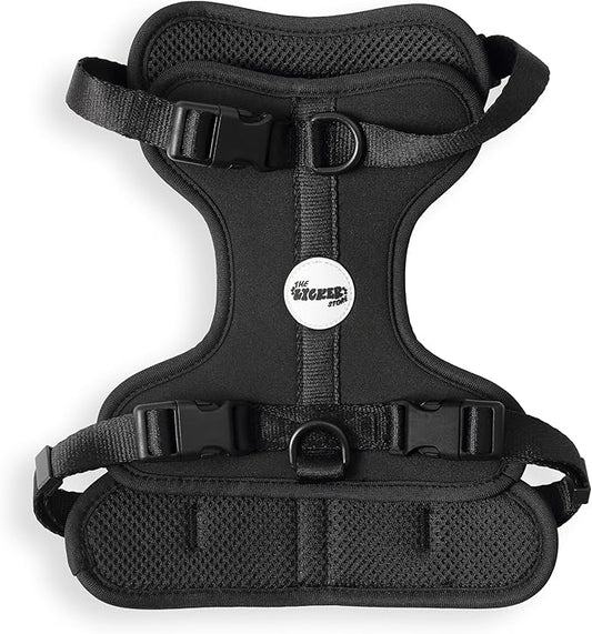 HNS1002I Arlo Medium Adjustable Soft Padded No Pull Pet Harness with 3 Buckles and 3 Leash Clips, Bitters
