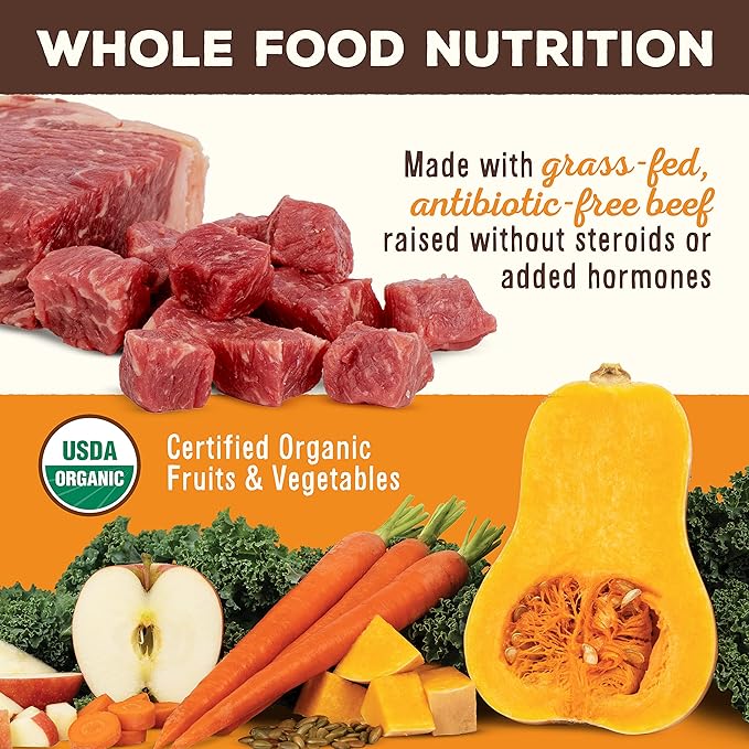 Primal Freeze Dried Dog Food, Pronto Mini Nuggets, Beef; Scoop & Serve, Complete & Balanced Meal; Also Use as Topper or Treat; Premium, Healthy, Grain Free High Protein Raw Dog Food (16 oz, 2-Pack)