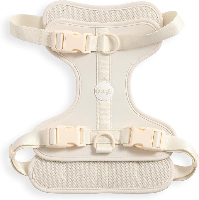 HNS1003L Arlo Large Adjustable Soft Padded No Pull Pet Harness with 3 Buckles and 3 Leash Clips, Bailey