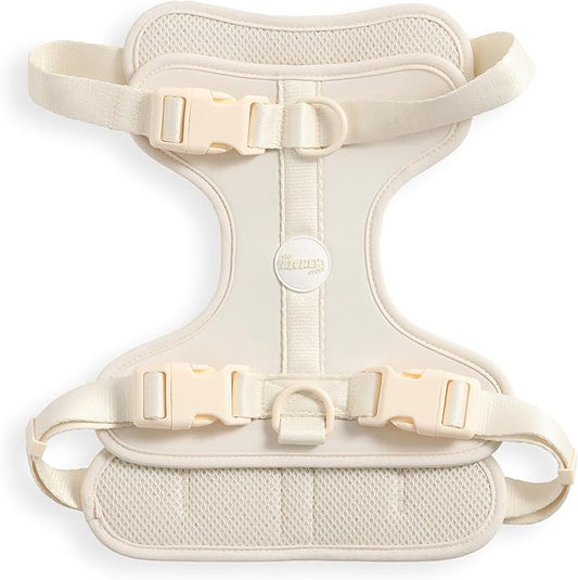 HNS1003L Arlo Large Adjustable Soft Padded No Pull Pet Harness with 3 Buckles and 3 Leash Clips, Bailey