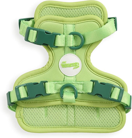 HNS1000B Arlo Extra Small Adjustable Soft Padded No Pull Pet Harness with 3 Buckles and 3 Leash Clips, Mojito
