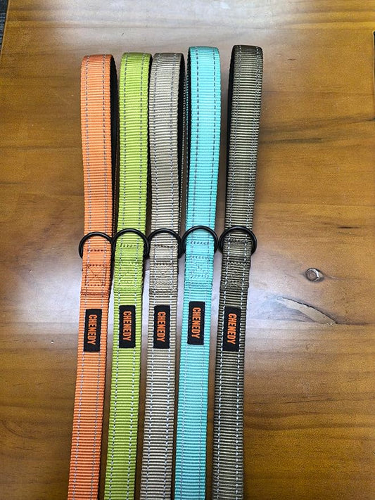Heavy Duty Double Handle Reflective Leash for Large Breed Dogs - Perfect for Medium to Large Dogs (5FT, Light Green)