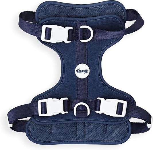 HNS1003J Arlo Large Adjustable Soft Padded No Pull Pet Harness with 3 Buckles and 3 Leash Clips, Highball