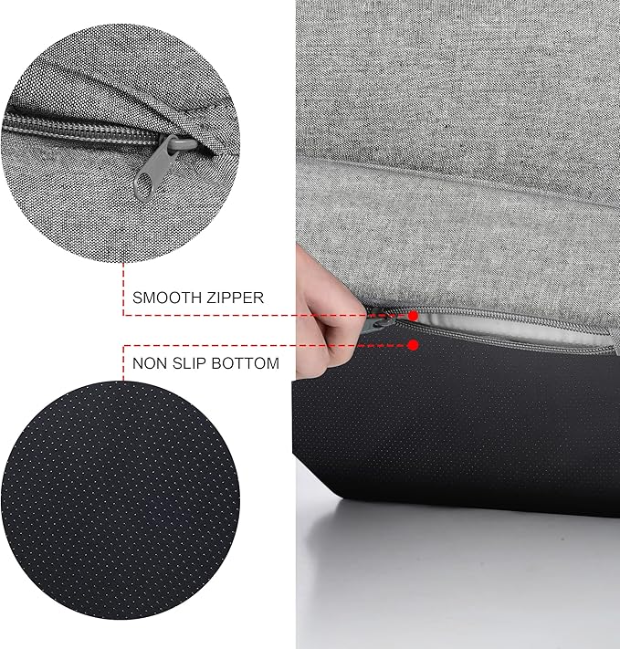 Fida Orthopedic Dog Bed with Memory Foam Base - Dog Lounge Sofa with Removable Washable Cover, Pets Couch Beds for Small/Medium/Large Dogs & Cats (XL-44"x34", Black)
