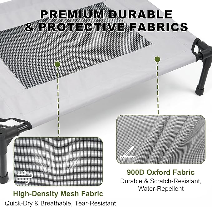 Small Dog Tent with Removable Canopy, Portable Outdoor Pet Shelter for Dogs up to 30 Lbs, UV Shade, Waterproof & Breathable for Travel or Backyard Use