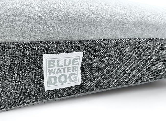 Luxury Essential Orthopedic Memory Foam Dog Bed with Waterproof Liner and Machine Washable Cover with YKK Zippers (Small 29" L x 23" W x 6" Th)