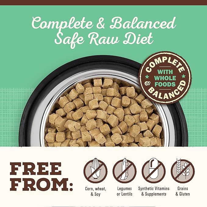 Primal Freeze Dried Dog Food, Pronto Mini Nuggets, Chicken; Scoop & Serve, Complete & Balanced Meal; Also Use As Topper or Treat; Premium, Healthy, Grain Free, High Protein Raw Dog Food (7 oz)