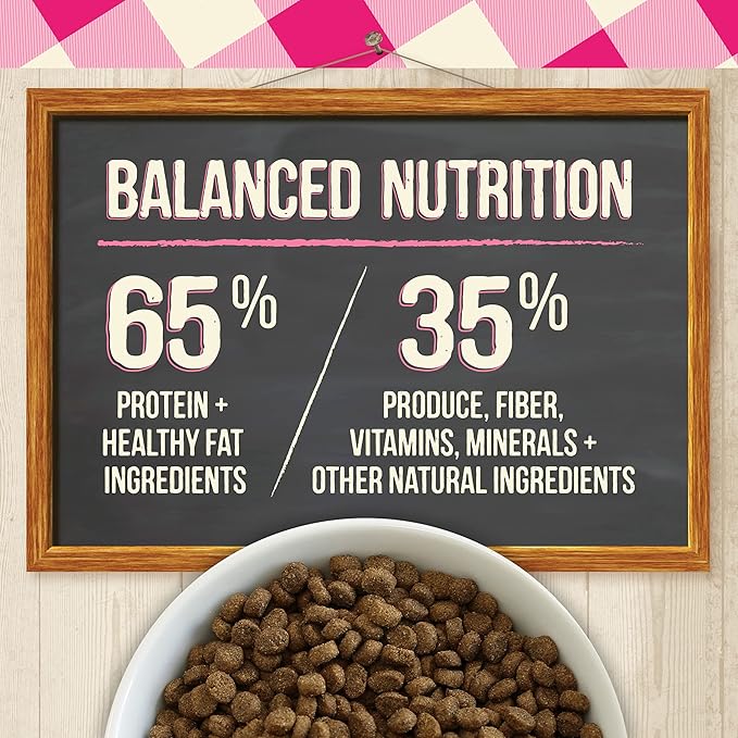 Merrick Purrfect Bistro Grain Free, Healthy, And Natural Dry Cat Food, Complete Care Sensitive Stomach Recipe - 12 lb. Bag