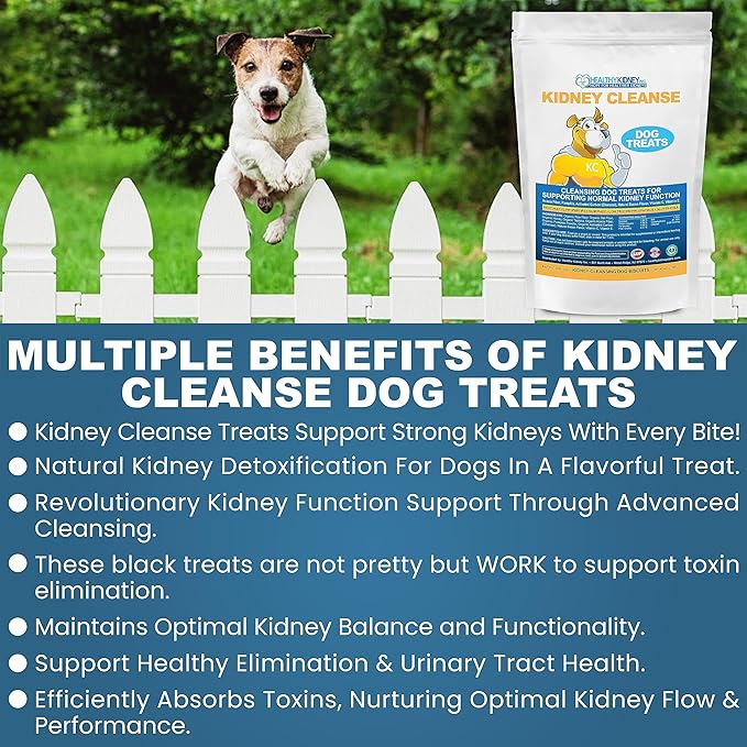Kidney Cleanse Beef Dog Treats Supports Normal Kidney Toxin Elimination: 20 Oz. Low Protein Beef Dog Treats for Kidney Support. Kidney-Friendly Dog Food Diet Treat.