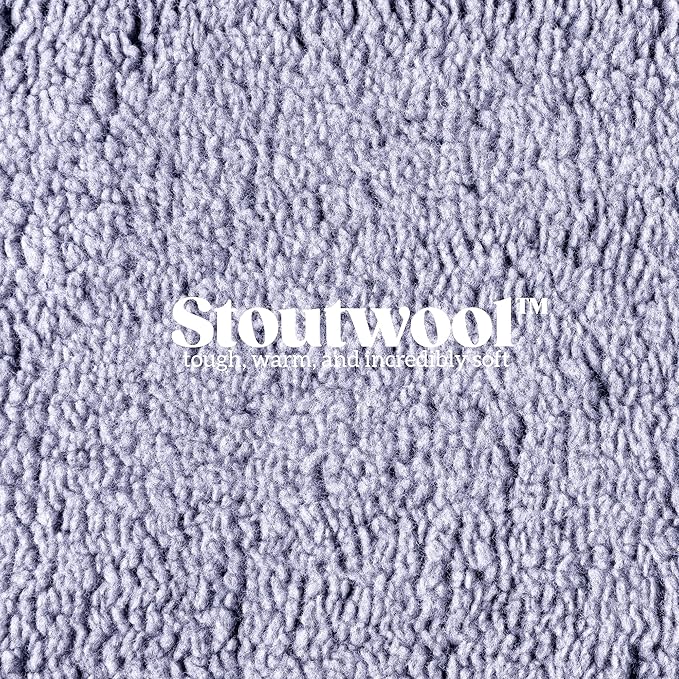 Stoutwool Indestructible Dog Bed - Fluffy Chew Proof Dog Crate Pad - Tough Kennel Pad for Aggressive Chewers - Washable, Ideal for Small Breeds & Fits 24-Inch Crate - 23"x16", Jacaranda