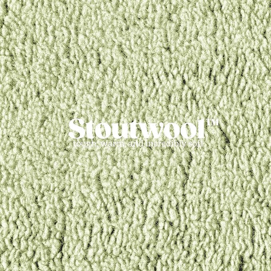 Stoutwool Indestructible Dog Bed - Fluffy Chew Proof Dog Crate Pad - Tough Kennel Pad for Aggressive Chewers - Washable, Ideal for Large Breeds & Fits 36-Inch Crate - 35"x22", Gleam