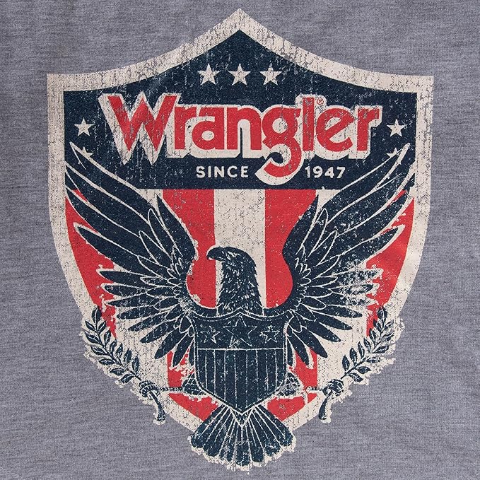 Wrangler Rope Shield Logo TEE Heather Grey XL