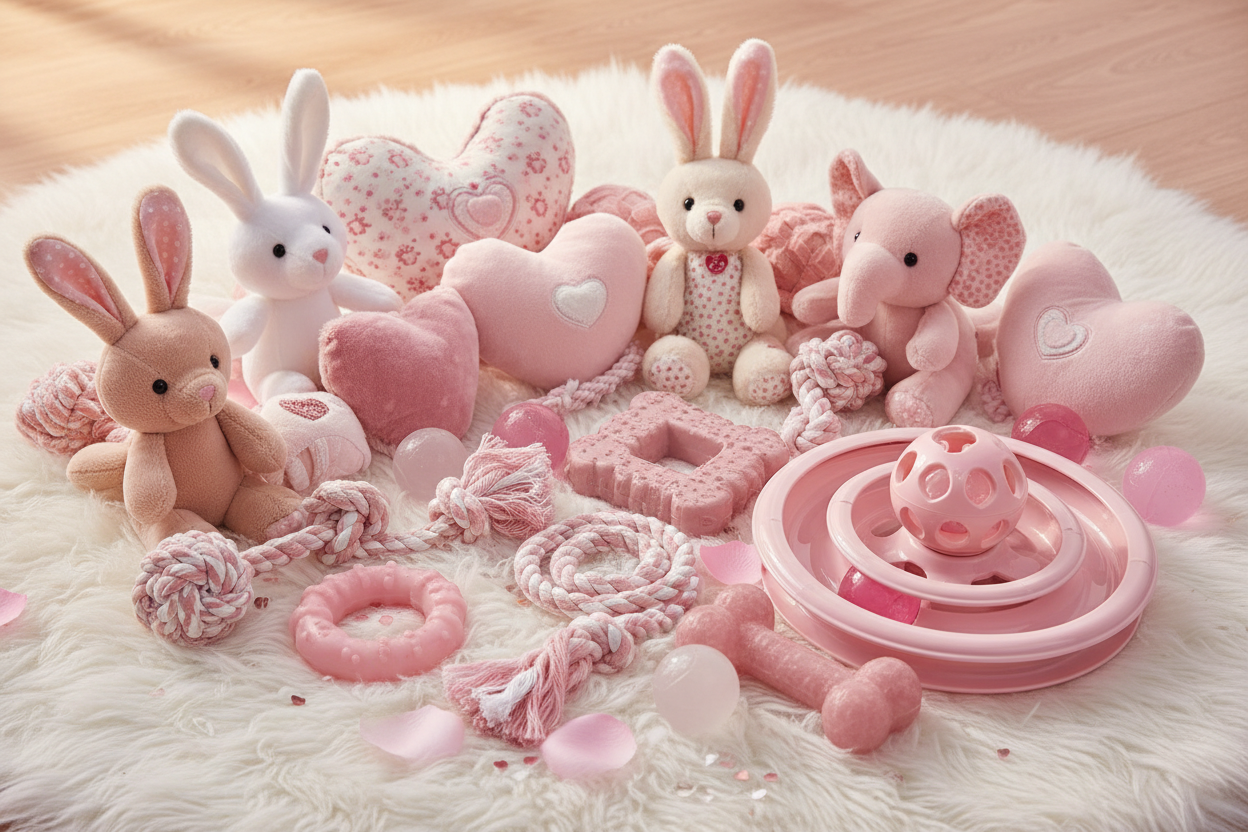 pet Toys 핑크감성 사랑스럽게 여러가지 장난감
